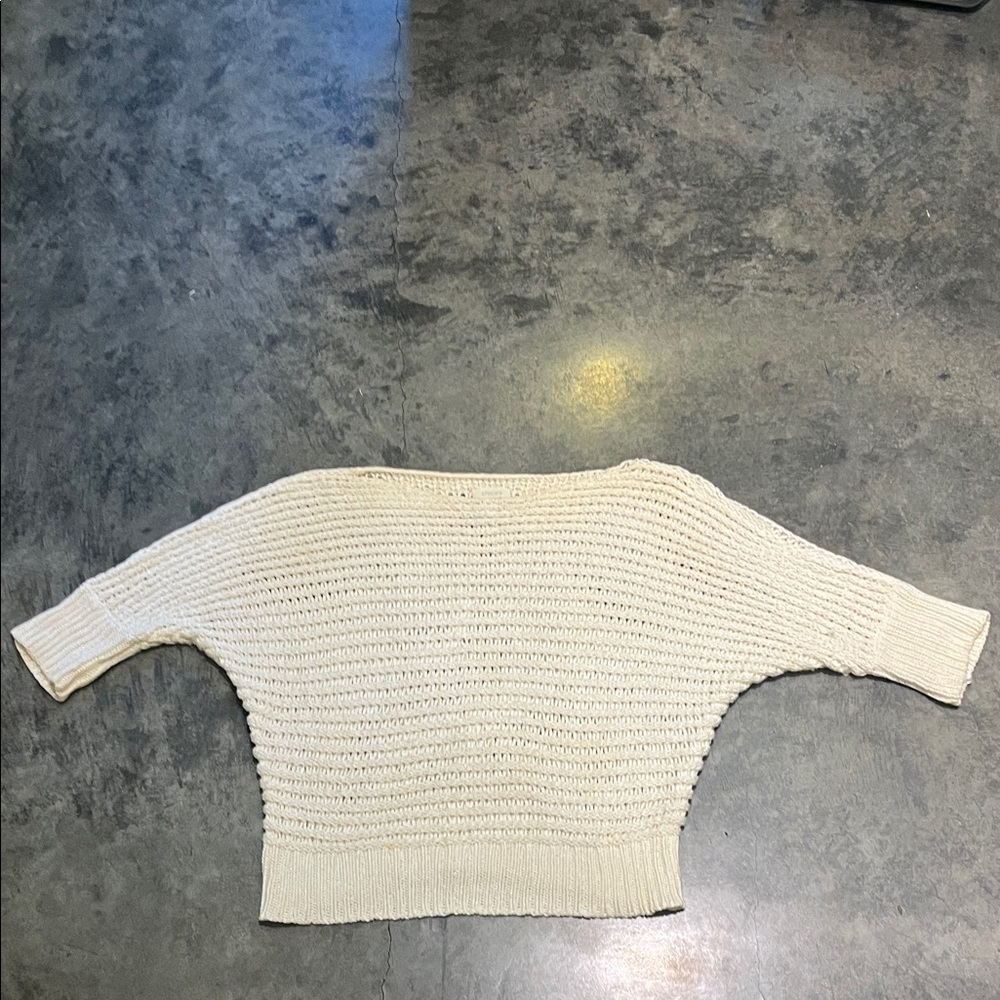 Chico's Cream Knit Sweater